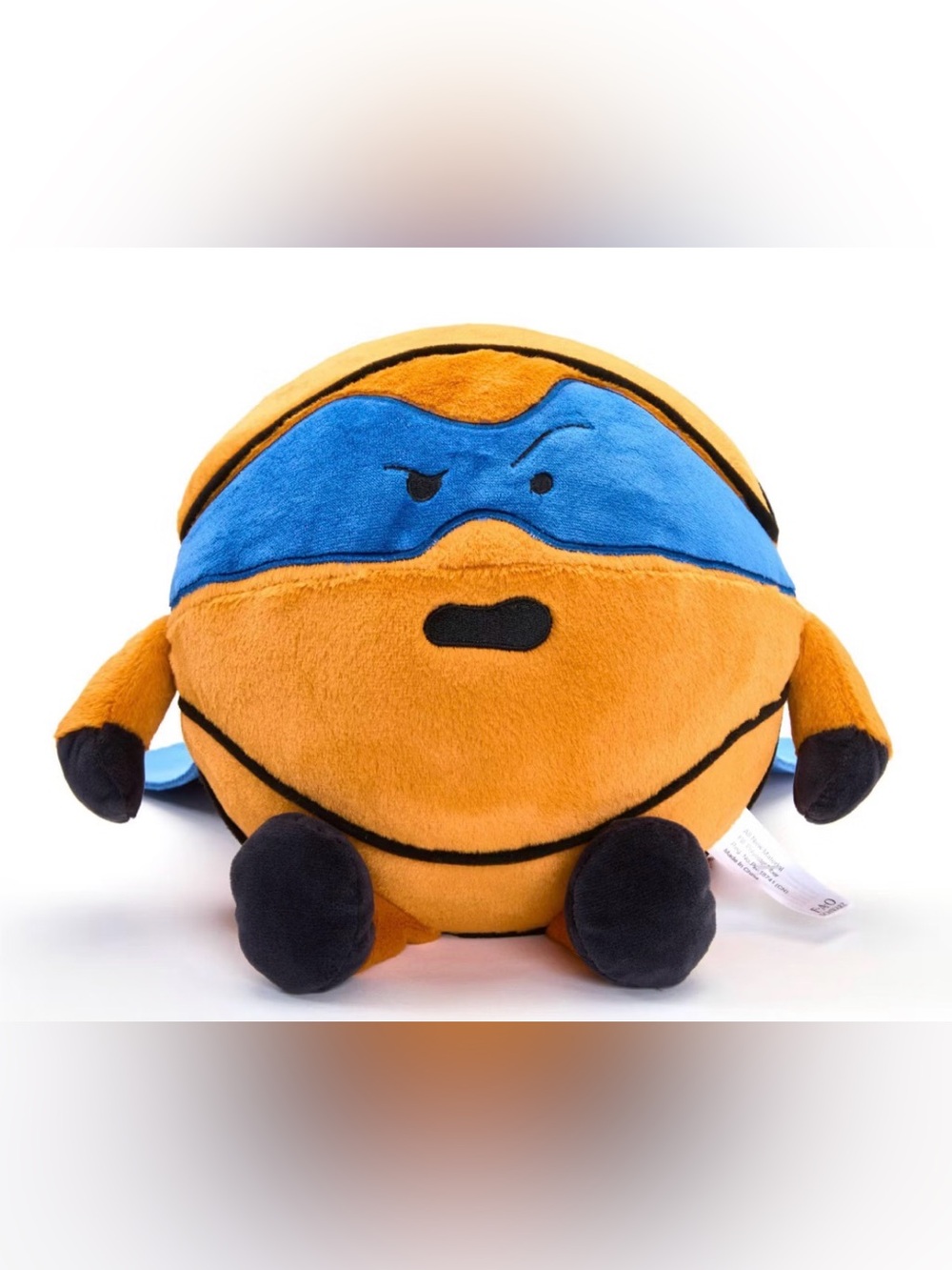 NWT Plush Orange & Blue Superhero Basketball Stuffed Toy